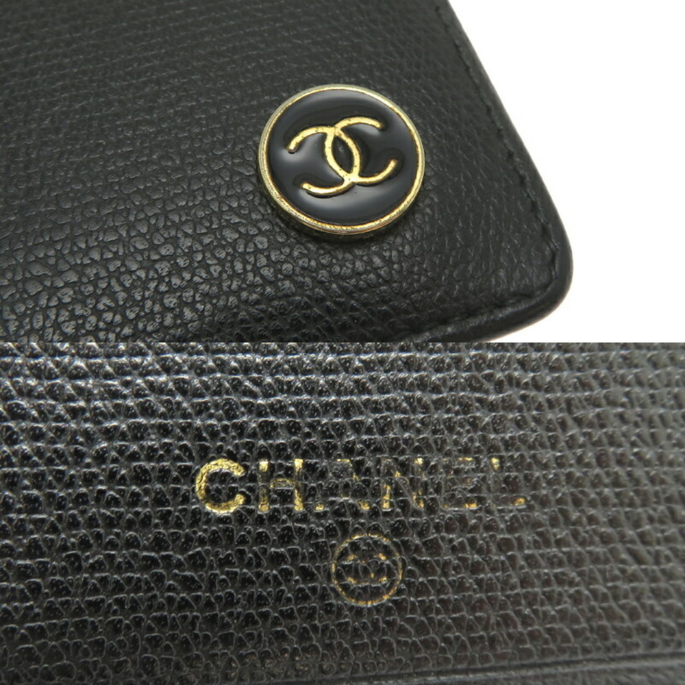CHANEL Authentic Black Leather Wallet - Picture 7 of 10